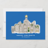 ブルーシティスカイライン企業のクリスマスカード シーズンカード (正面)