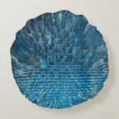 ブルーシティ….. ラウンドクッション (裏面)