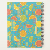 ブルーシトラスフルーツスライス プランナー手帳 (裏面)