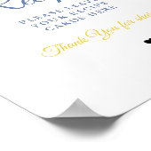 ブルーシトラス　料理をシェアしよう！ ブライダルシャワー ポスター (角)