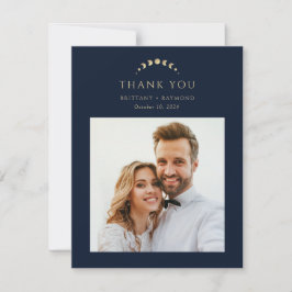 ブルーシナ結婚スサンキューカード サンキューカード