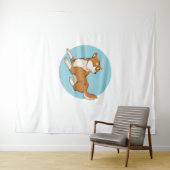 ブルーシバデザイン。 タペストリー (インサイチュ(横))