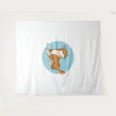 ブルーシバデザイン。 タペストリー (正面(横))