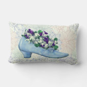 ブルーシビクトリアンューフローラ ランバークッション (裏面)