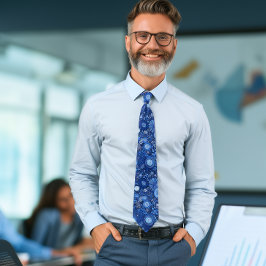 ブルーシボリ ネクタイ