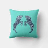 ブルーシマウマ クッション (裏面)