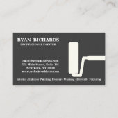 ブルーシャルボードハウス絵画ズビジネスカード 名刺 (正面)