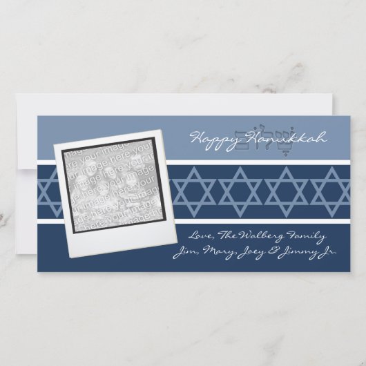 ブルーシャロムハヌカー写真カード シーズンカード (正面)