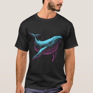 ブルーシャークのイラスト Tシャツ