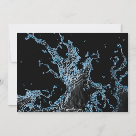 ブルーシャークのモンスタートラックありがとうご注意 サンキューカード (裏面)