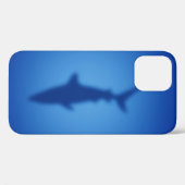 ブルーシャークシルエットケースメイトiPhoneケース Case-Mate iPhoneケース (裏面 (横))