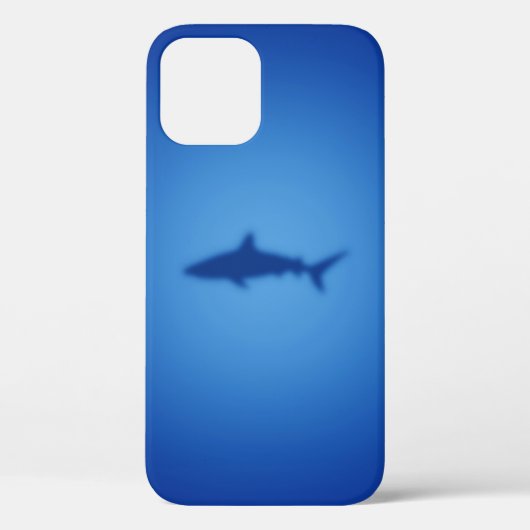 ブルーシャークシルエットケースメイトiPhoneケース Case-Mate iPhoneケース (裏面)