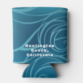 ブルーシャークパーソナライズされたバチェラーサーフウィークエンド 缶クーラー (裏面)