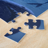 ブルーシャークホワイトムーンアンダーシー ジグソーパズル (側面)