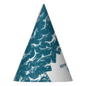 ブルーシャーク動揺してボーイズ誕生日パーティー パーティーハット (左)