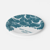 ブルーシャーク動揺してボーイズ誕生日パーティー ペーパープレート (アングル)