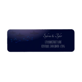 ブルーシャーク差出人住所ラベル ラベル