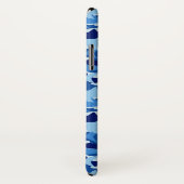 ブルーシャーク模様 |モノグラム2 Case-Mate iPhoneケース (裏面/右)