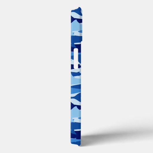 ブルーシャーク模様 Case-Mate iPhoneケース (裏面 / 右)