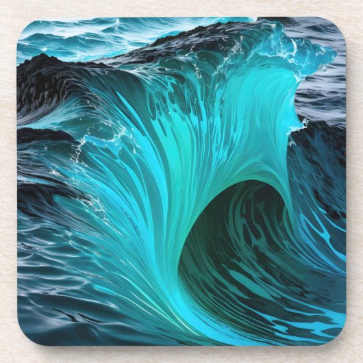 ブルーシャーク波「オラティブロン」 コースター (正面)