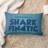 ブルーシャーク装飾用クッション ランバークッション (ブランケット)