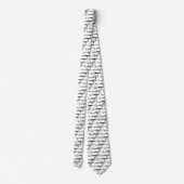 ブルーシャーク、ヴィンテージ水生海洋生物 ネクタイ (裏面)