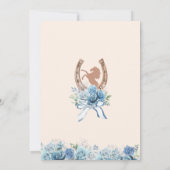 ブルーシャーロウェスタンバラキンセアニェラ 招待状 (裏面)