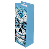 ブルーシュガースカル ワインギフトバッグ (正面アングル)