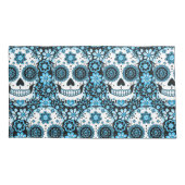 ブルーシュガースカル 枕カバー (裏面-左)