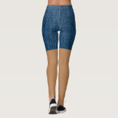 ブルーショかわいらしンフェイクトジーンズ レギンス (裏面)