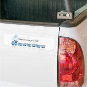 ブルーショオチョオトレイン バンパーステッカー (トラック上)