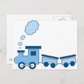 ブルーショオチョオトレイン ポストカード (正面/裏面)