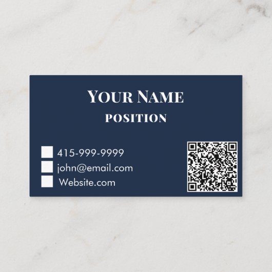 ブルーショーフール名刺 名刺 (裏面)