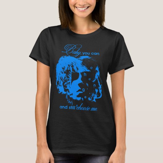ブルーシルエットインディーバンド Tシャツ (正面)