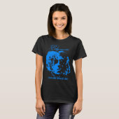 ブルーシルエットインディーバンド Tシャツ (正面フル)