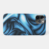 ブルーシルクの波 Case-Mate iPhoneケース (裏面(横))