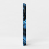 ブルーシルクの波 Case-Mate iPhoneケース (裏面/左)