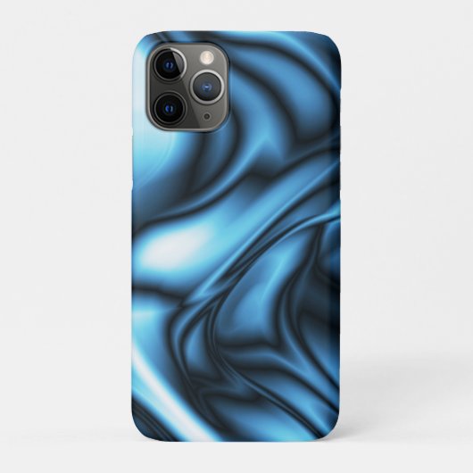 ブルーシルクの波 Case-Mate iPhoneケース (裏)
