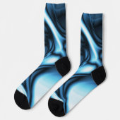 ブルーシルクウェーブ ソックス (左)