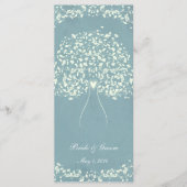 ブルーシルクハート結婚ツリーの追加 プログラム (正面)