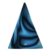 ブルーシルク パーティーハット (右)