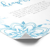 ブルーシルバーの雪おむつポスター ポスター (角)