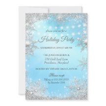 ブルーシルバーウィンタークリスマスホリデーパーティー