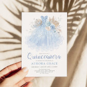 ブルーシルバーキンセアニラドレスミクリン15アニョス 招待状