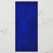 ブルーシルバークリスチャン結婚クロスのメニュー メニュー (裏面)