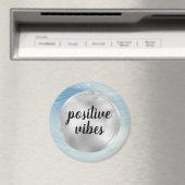 ブルーシルバーグラデーションストライプズ マグネット (インサイチュ (食洗機))