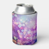 ブルーシルバーグリッターラぼやけイト 缶クーラー (缶正面)