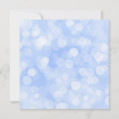 ブルーシルバーシンデレラプリンセスキンセアニェラ 招待状 (裏面)