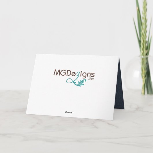 ブルーシルバースノーフレーク冬の結婚式ありがとう サンキューカード (裏面)