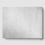 ブルーシルバーダイヤモンドスパークルガウンキンセアニェラ ゲストブック (裏面)